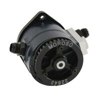 Moroso Vacuum Pump Pro-Mod Style 4-vane Aluminium Black Anodized Dual Line Manifold -12 AN Fittings Each