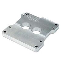 Moroso Carburetor Adapter Aluminium Natural 2-Barrel Carburetor to 4-Barrel Manifold 1.69in. Bore .750in. Thick Kit