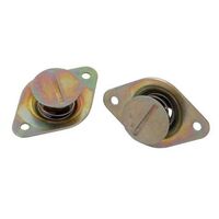 Moroso Quick Fasteners Self-Ejecting 7/16in. x.500 Gold 10pc