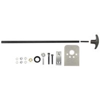 Moroso Battery Disconnect Push/Pull Mounting Kit Aluminium Black Anodized Kit