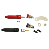 Moroso Quick-Disconnect Flush Mount Battery Cable Connectors Black 1-2 Gauge Kit