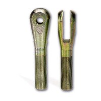 Moroso Clevis Ends 5/8'-18 Thread On Shank 3/8' Bolt Holes 3/8' Slot Pair