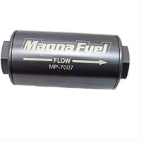 MagnaFuel Fuel Filter Inline 10 microns Aluminium Housing Paper Element -10 AN Male Threads Each