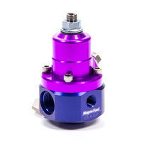 MagnaFuel Fuel Pressure Regulator EFI Return Style Blue 18-50 psi Inline Each