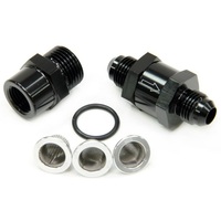 Elite -4AN Inline Fuel & Oil Filter Black 3X Filter 30,80,150 Micron MPFFT11-04BK