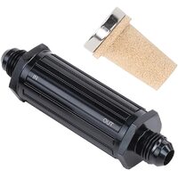 Elite Billet Fuel Filter -8AN Black 30 Micron Filter MP-FFT13-08BK