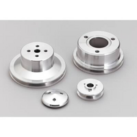March Performance 1-Groove V-Belt Pulley Set Billet Aluminium, Suit for Ford 289-351W 1965-69