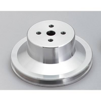 March Performance 1-Groove V-Belt Water Pump Pulley 6" Billet Aluminium, Suit for Ford 289-351W 1965-69