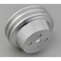 March Performance 2-Groove V-Belt Water Pump Pulley 5" Billet Aluminium, Suit for Ford 289-351W 1965-69