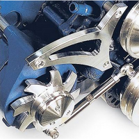 March Performance Alternator Bracket Kit Billet Aluminium, Suit for Ford 289-302W