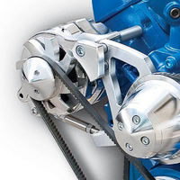 March Performance V-Belt Alternator Bracket Billet Aluminium, Suit 302-351C with for Ford 1G Alternator