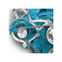 March Performance Alternator Bracket Kit Billet Aluminium, Suit Chrysler 383-400 Mopar