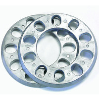 Mr. Gasket Wheel Spacers Aluminium 5 x 4.5 in./4.75 in./5.0 in. 7/32 in. Thick Pair