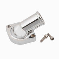Mr. Gasket Water Neck Aluminium Chrome Plated 45 Degree For Chevrolet 5.7L LS Engine Each