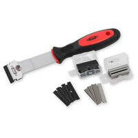 Mr. Gasket Scraper Plastic Blades Metal Blades Rubber Handle 1.5 in. Blade Width 9 in. Overall Length Each