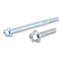 Mr. Gasket Starter Bolts GM LS Series Steel Zinc 1xLong and 1xShort Pair