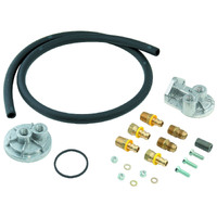 Mr. Gasket Oil Filter Relocation Kit Single for Ford For Lincoln For Mercury For Chrysler Imports Each