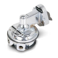 Mr. Gasket Fuel Pump Mechanical 80 GPH Gasoline For Chevrolet Small Block Aluminum Silver Each