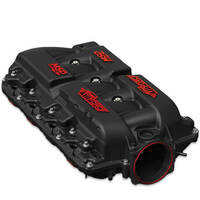 MSD Intake Manifold Atomic AirForce 103mm 2-Piece Polymer Black Red Letters For Chevrolet LS7  MSD-2701