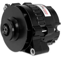MSD Alternator CS130 160 Amp Black Powdercoated Center Offset  MSD-5361