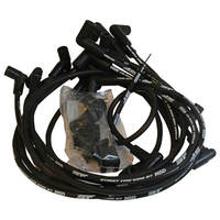 MSD Spark Plug Wires Street Fire 8.0mm Black 90 Degree Boots For Chevrolet For Pontiac For Oldsmobile Small Block Set MSD-5554