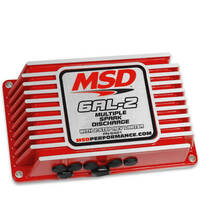 MSD Ignition Box 6AL-2 Digital CD with Rev Limiter Red  MSD-6421