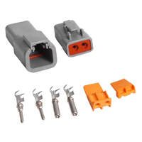 MSD Electrical Wiring Connector Deutsch 12-14 Gauge/2-Pin  MSD-8184