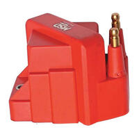 MSD Ignition Coil DIS Performance Replacement E-Core Square Epoxy Red 40 000 V GM  MSD-8224