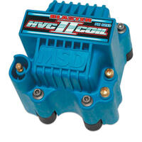 MSD Ignition Coil Blaster HVC-2 U-Core Square Epoxy Blue 44 000 V  MSD-8253