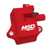MSD Ignition Coil Pro Power Series 1997-2004 GM LS1/LS6 Engines Red  MSD-8285