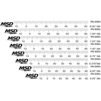 MSD Timing Tape 5.250 to 8 in. Diameter Balancer Set of 8 MSD-8985