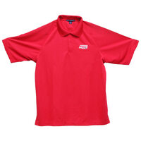 MSD Polo Shirt Short Sleeve Racing Polyster Coolplus Wicking XL Red  MSD-95131