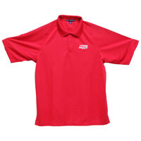 MSD Polo Shirt Short Sleeve Racing Polyster Coolplus Wicking XL Red  MSD-95131