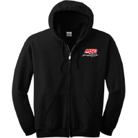 MSD Logo Zipped Hoodie Black