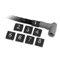 MSD Ignition Lead Cylinder Markers Suit Leads up to 9mm Numbered Tubing MSD3415