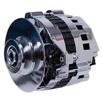 MSD Dynaforce Alternator 1 Wire Hook-Up 160 Amp Chrome Finish MSD5362