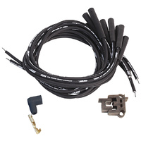 MSD Street Fire Ignition Lead Set Universal V8 8mm Black Multi-Angle Boots