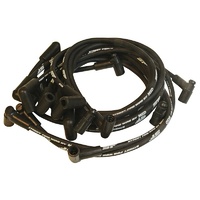 MSD Street Fire Ignition Lead Set 8mm Black 90° Plug Boots HEI Corvette 305-350