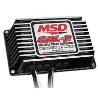 MSD 6AL-2 Ignition Control Black Digital Capacitive Discharge with Rev-Limiter