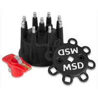 MSD Cap & Rotor Kit Black Suit Pro Mag Small Diameter MSD79193
