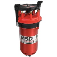 MSD Pro Mag 44 AMP Magneto With Standard Cap Red Finish Band CW Rotation