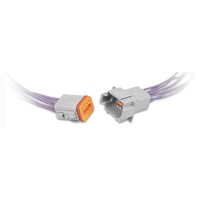 MSD Deutsch Connector 6 Pin 16 Gauge Wire MSD8180