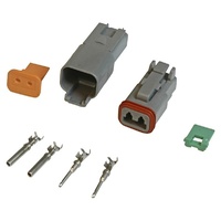 MSD Deutsch Connector 2 Pin 16 Gauge Wire MSD8183