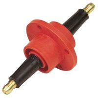 MSD Firewall Feed Thru Red Male HEI Post 1" Hole Required Each MSD8211