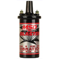 MSD Blaster High Vibration Ignition Coil Black 45,000 volts MSD8222