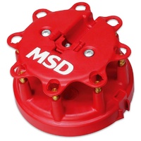 MSD Distributor Cap For OEM for Ford HEI 5.0L EFI 1986-98 MSD Cap-A-Dapt Red MSD8408