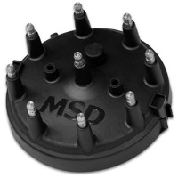 MSD Distributor Cap For OEM for Ford HEI 5.0L EFI 1986-98 MSD Cap-A-Dapt Black