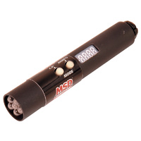 MSD Digital Shift Light Black Red LED 4 shift points .75" Diameter MSD8963