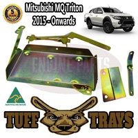 Tuff Trays Dual Battery Tray Cradle for Mitsubishi Pajero Sport & Triton MQ MR 2.4l 2015-Onwards