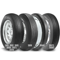 Mickey Thompson Tyre ET Front Drag 28x4.50-15 Bias-Ply Tubeless Solid White Letters 28 O.D. Each